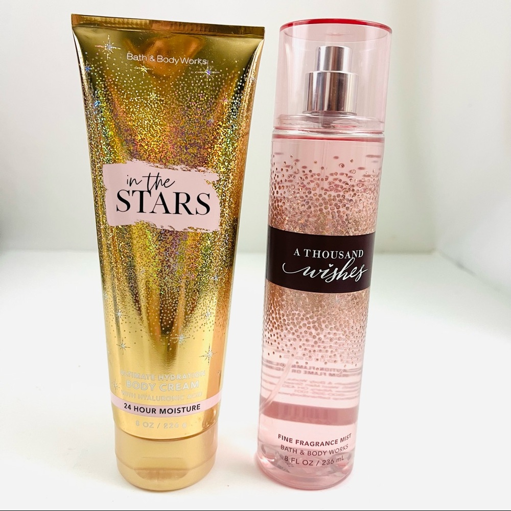 Bath & Body Works Set, A Thousand Wishes & In the Stars